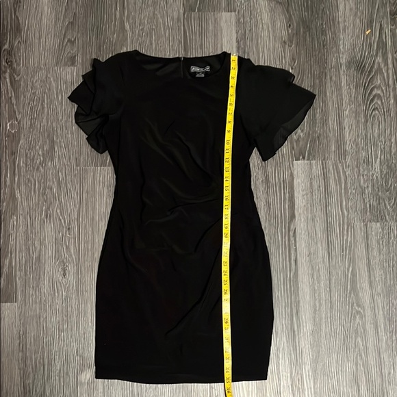 Jessica Howard Black Flutter Sleeve Cocktail Dress - Picture 7 of 11